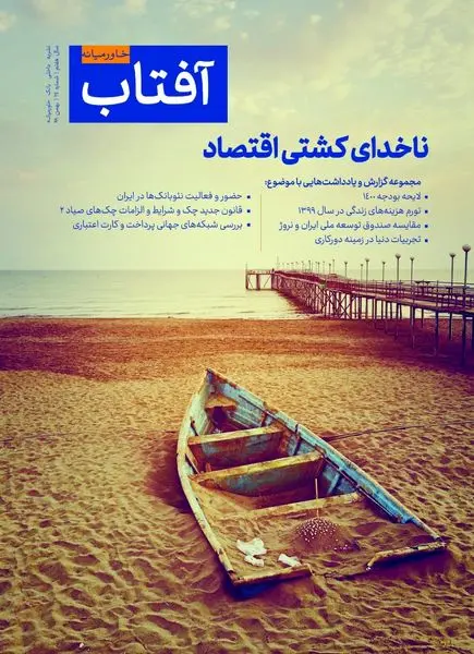 بیست و چهارمین شماره نشریه داخلی آفتاب خاورمیانه متعلق به بانک خاورمیانه منتشر شد.
