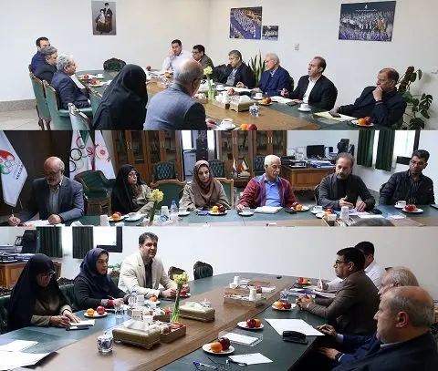 برگزاری نشست هماهنگی با فدراسیونهای قایقرانی،کوهنوردی و صعودهای ورزشی و دو ومیدانی