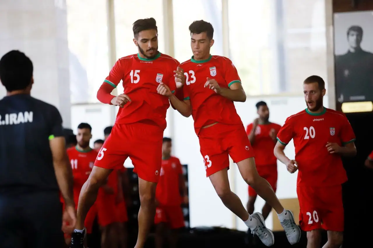 تمرین تیم ملی امید در مرکز پک برگزار شد