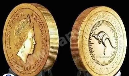  بزرگترین و سنگین ترین سکه طلای جهان+عکس