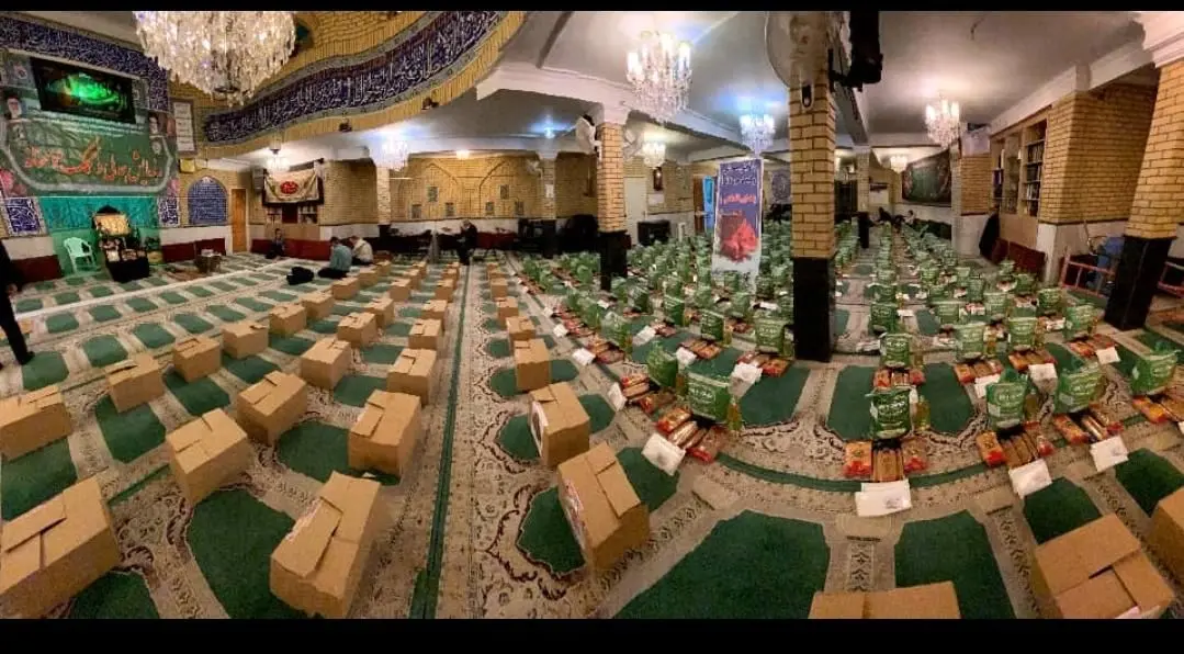 دستگیری از نیازمندان منطقه 4 درسالروز شهادت حضرت فاطمه (س)