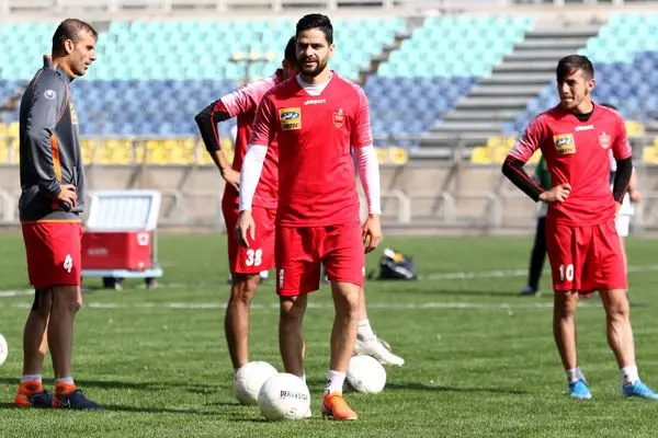 بازگشت کامیابی نیا به تمرینات گروهی پرسپولیس