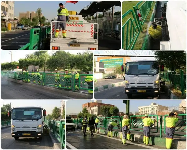  اجرای طرح پنجشنبه های نگهداشت شهر در خیابان خاوران