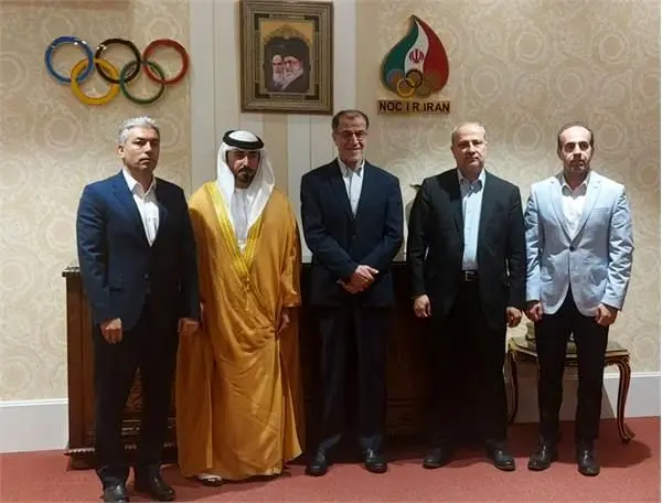 دیدار نائب رئیس اتحادیه جهانی دوچرخه سواری با رئیس و دبیر کل کمیته ملی المپیک