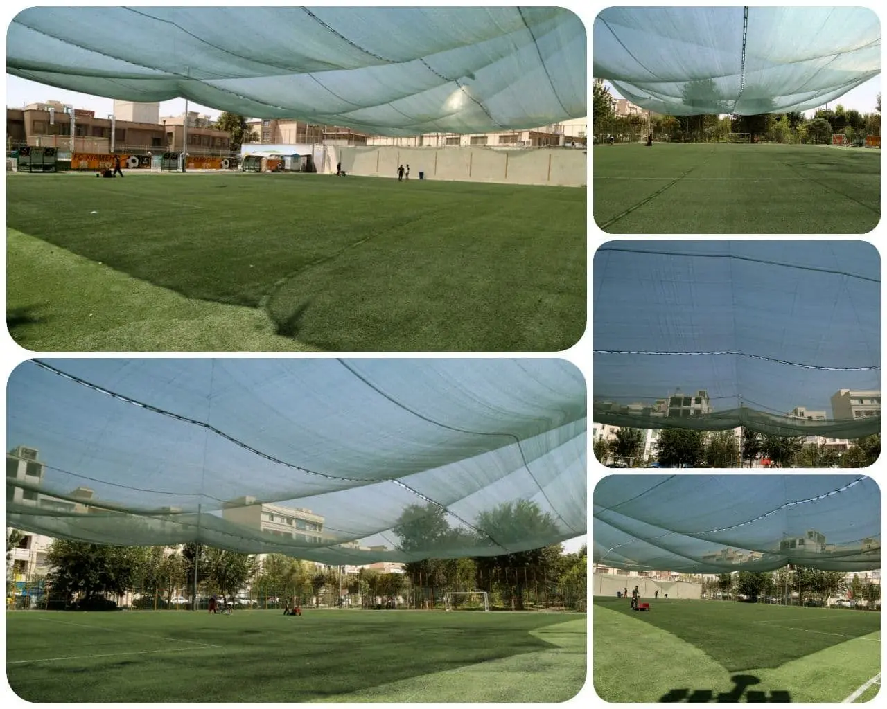  تجهیز زمین فوتبال گلگشت منطقه 15
