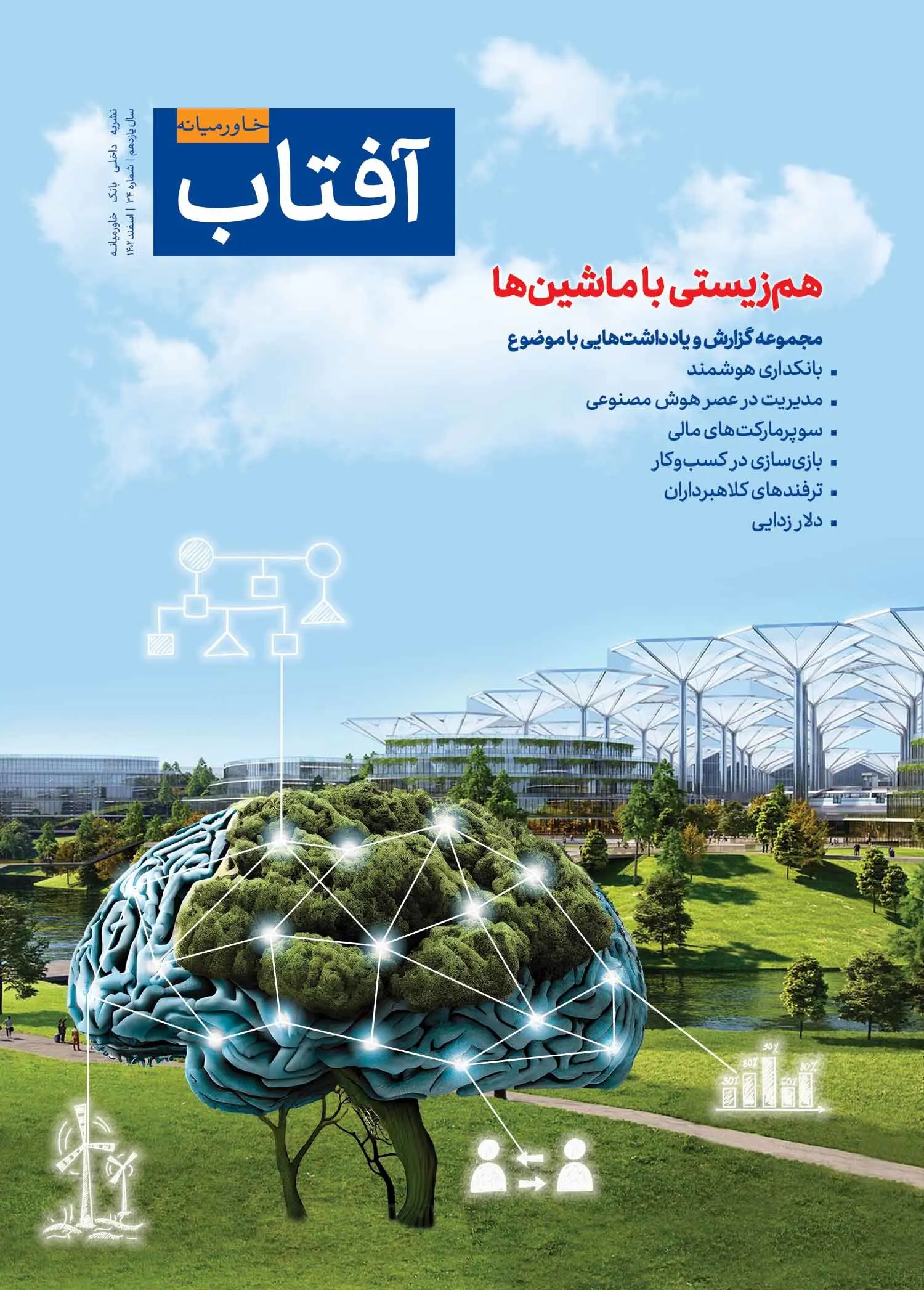 سی‌و‌چهارمین شماره از نشریه آفتاب خاورمیانه منتشر شد

