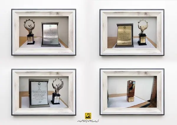 شرکت بهره برداری متروی تهران و حومه موفق به دریافت لوح و تندیس زرین و سیمین صنعت سبز کشور شد
