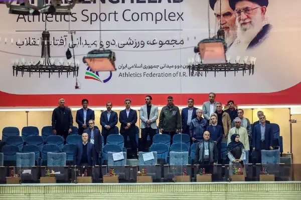 حضور دبیرکل کمیته ملی المپیک در رقابتهای دوومیدانی قهرمانی داخل سالن آسیا