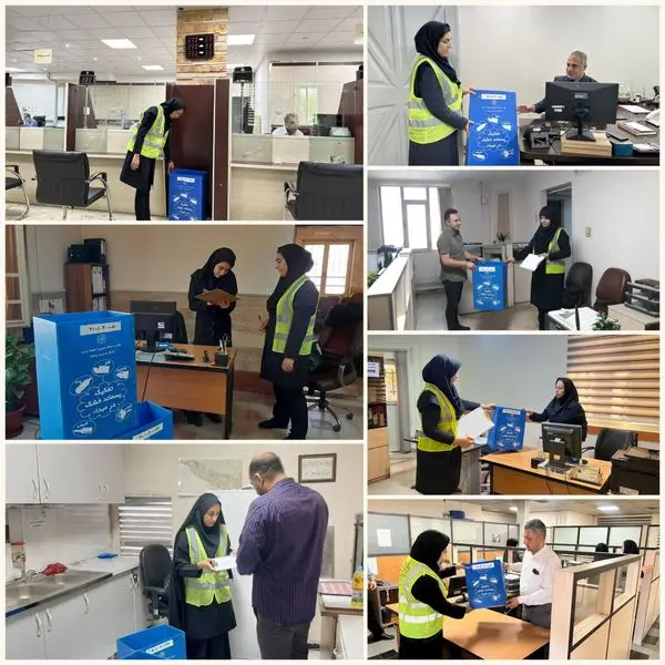 توزیع ۱۲۰ مخزن جمع آوری پسماند خشک در ساختمانهای اداری منطقه ۲۱