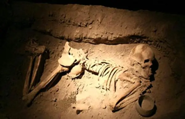 کشف آب و روغن در قبر انسان های قدیمی+عکس