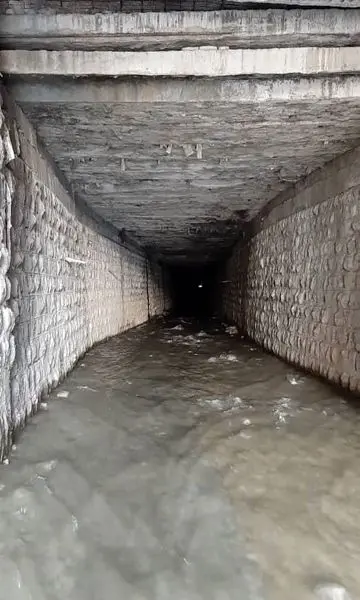 عملیات ساماندهی کانال سیل برگردان غرب در محدوده بازارچه نصر به اتمام رسید