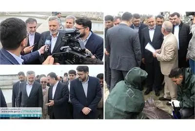 بازدید مرتضوی از شرکتهای تعاونی پرورش ماهیان خاویاری قرهبرون جویبار