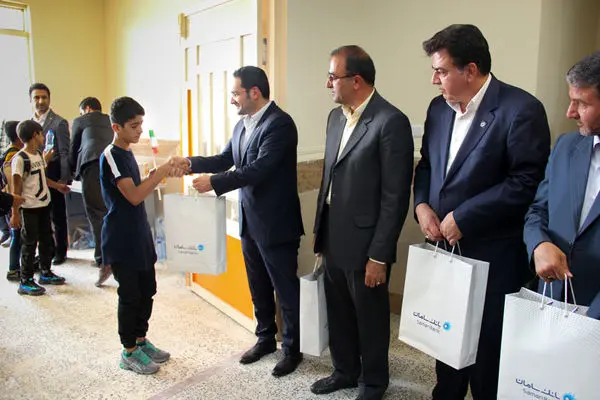 افتتاح مدرسه بانک سامان در سرپل ذهاب