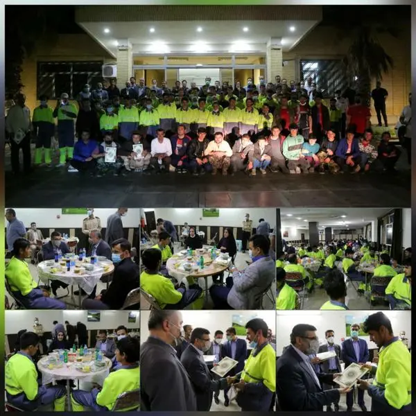 تلاشگران بی ادعای قلب پایتخت  میهمان ضیافت افطاری بودند