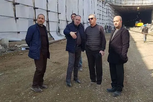 بازدید مدیرکل دفتر شهردار تهران از پروژه احداث زیرگذر کوی نصر
