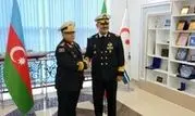 دیدار فرماندهان نیروی دریایی ایران و جمهوری آذربایجان

