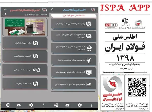 اطلس ملی فولاد ایران به روز شد