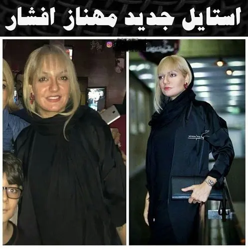 سر و وضع جدید مهناز افشار در یک مراسم+عکس