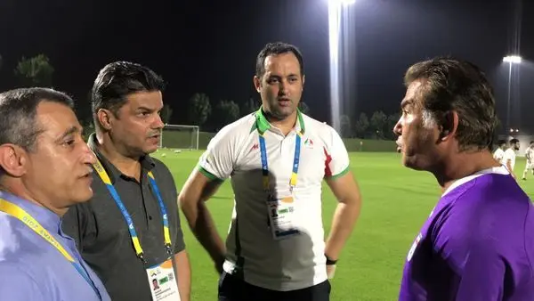 بازدید سعیدی، علیپور و فخری از تمرین تیم ملی امید