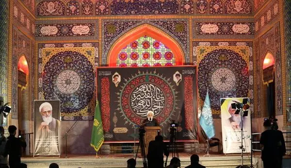 مراسم بزرگداشت علامه حسن زاده آملی در جمکران برگزار شد