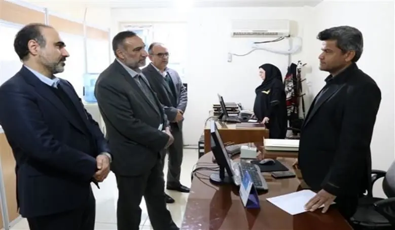 بازدیدمهندس سلطانی و هیات همراه از مرکز شهید اعتمادی شهرستان بم