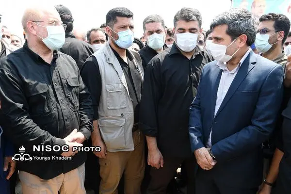 برگزاری آیین کلنگ زنی طرح توسعه ۲۸ مخزن بسته مارون ۲ و ۵