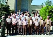 آیین تکریم و معارفه فرمانده حوزه مقاومت بسیج شهید تندگویان برگزار شد