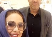 تیپ متفاوت خانم بازیگر در کنار علی دایی+عکس
