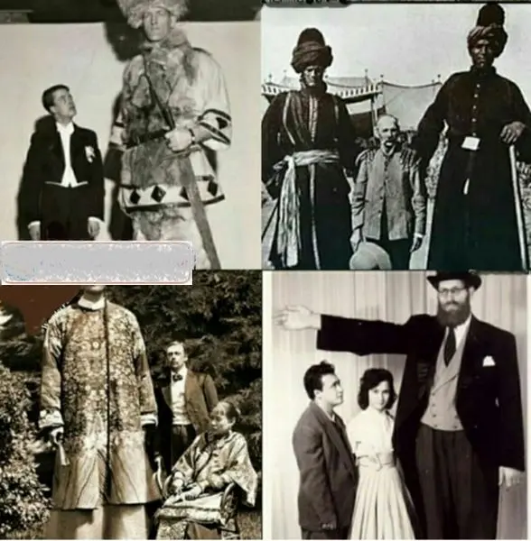 انسانهایی با قدهای بسیار بلند در گذشته+عکس