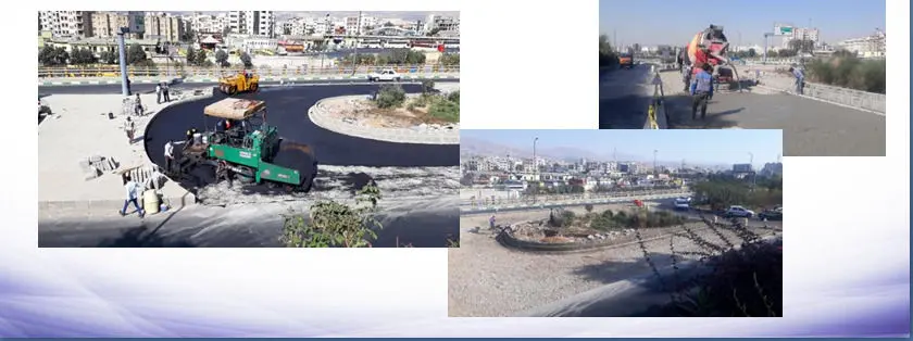 اجرای۳ هزار متر مربع  عملیات اصلاح هندسی در بزرگراه شهید دوران 

