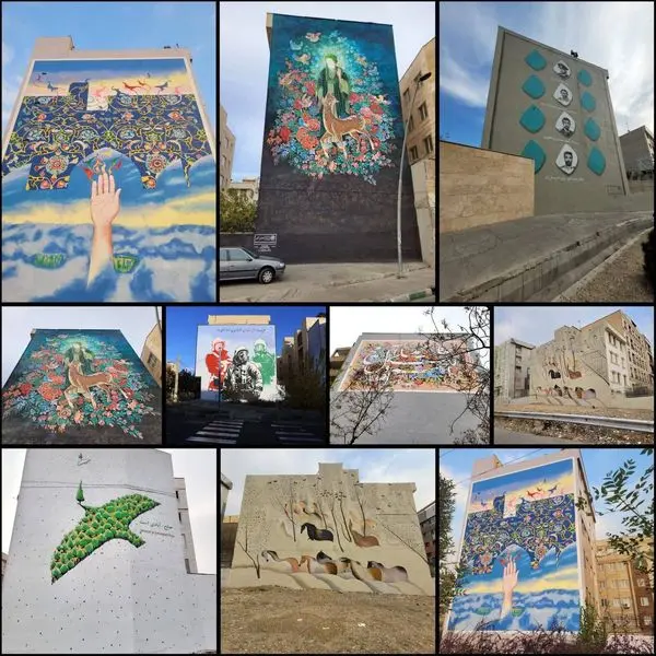 اجرای بیشاز صد دیوار نگاره در یکسال گذشته