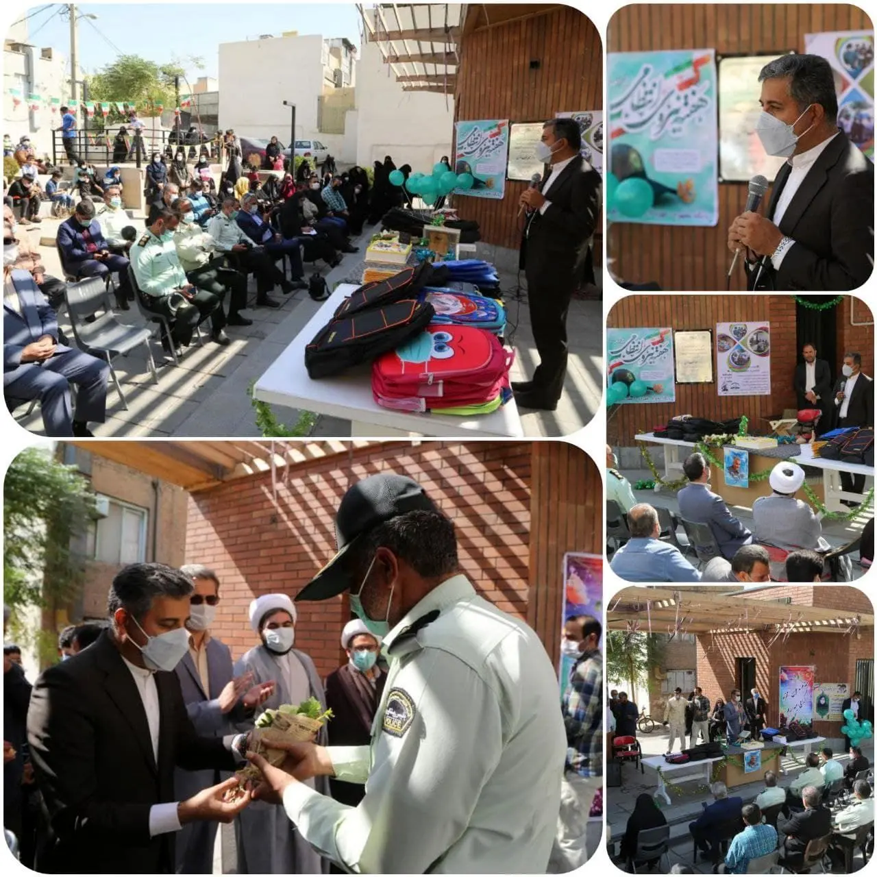 برپایی آیین گرامیداشت هفته نیروی انتظامی در منطقه 15