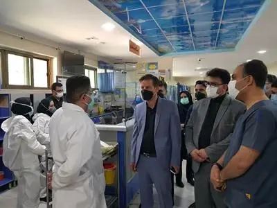 بازدید دکتر جعفرپور سرپرست شهرداری اراک، از بیمارستان های امیرالمومنین(ع) و خوانساری

