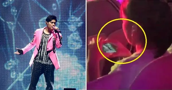 واکنش به تماشای فیلم سینمایی در وسط کنسرت! + عکس