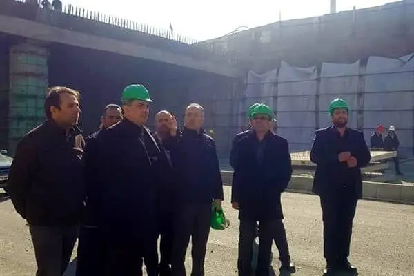 بازدید شهردار تهران از پروژه احداث زیرگذر کوی نصر