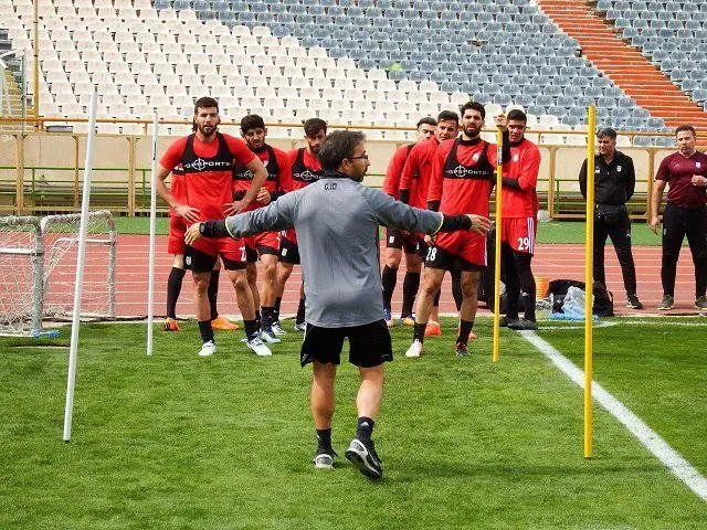 تمرین تیم ملی فوتبال در ورزشگاه آزادی+عکس
