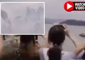 
نجات راننده در آخرین لحظات قبل از غرق شدن! +عکس

