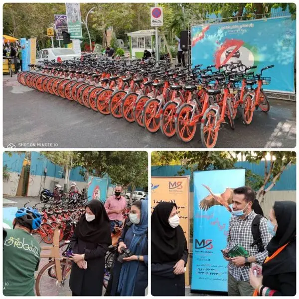 بازدید مدیر کل محیط زیست و توسعه پایدار از خیابان بدون خودرو

