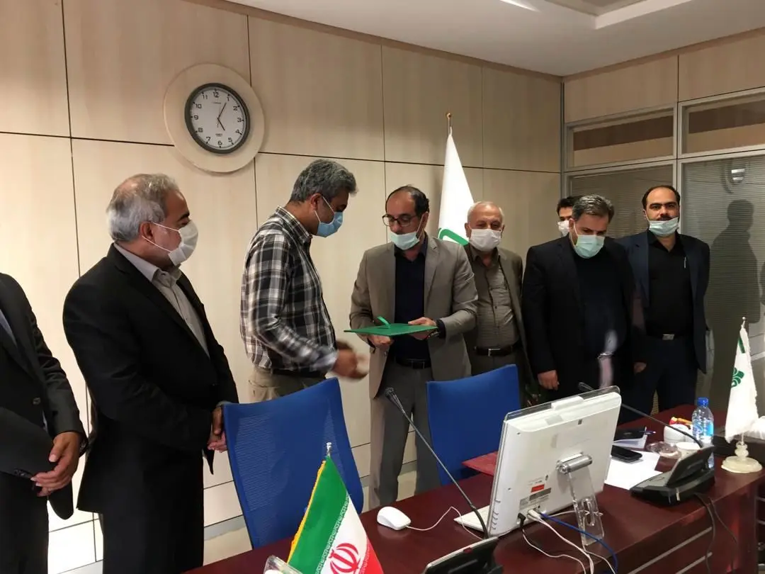 مراسم معارفه سرپرست جدید شرکت تولید نیروی جنوب غرب صبا برگزار شد
