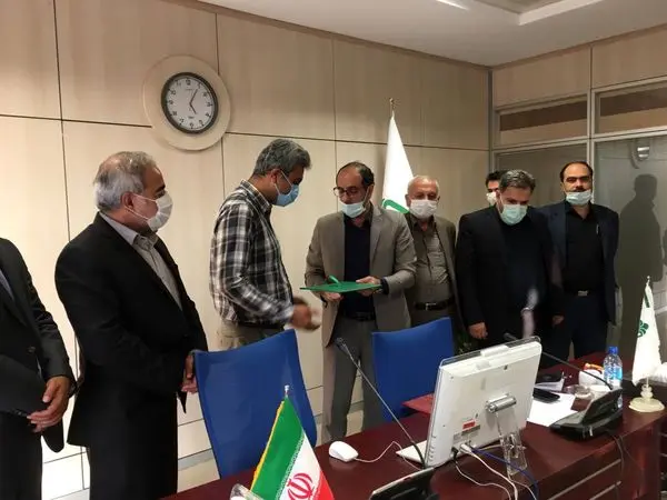 مراسم معارفه سرپرست جدید شرکت تولید نیروی جنوب غرب صبا برگزار شد