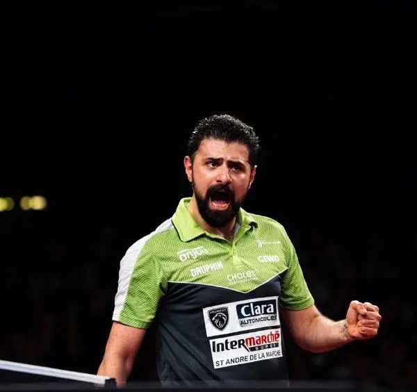 درخشش نیما عالمیان در لیگ برتر تنیس روی میز فرانسه