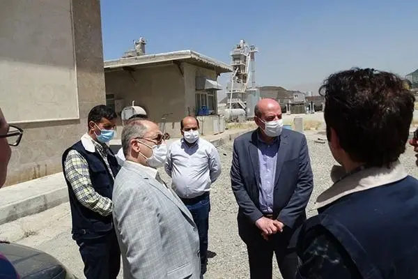 بازدید رئیس مرکز مطالعات ژئوتکنیک و مقاومت مصالح از کارخانجات آسفالت شهرداری تهران