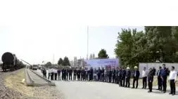 افتتاح طرح توسعه و تسهیل حمل محصولات صادراتی و مواد اولیه شرکت نفت پارس

