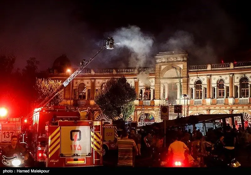 علت آتش سوزی میدان حسن آباد مشخص شد