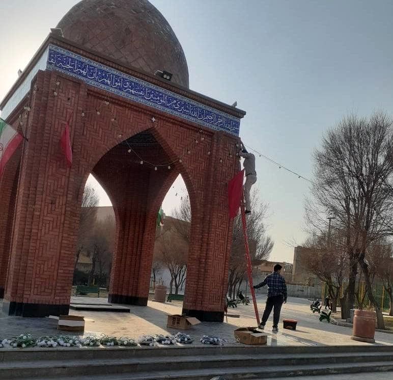 بهسازی یادمان شهدای گمنام بوستان امام خمینی (ره) در منطقه 19

