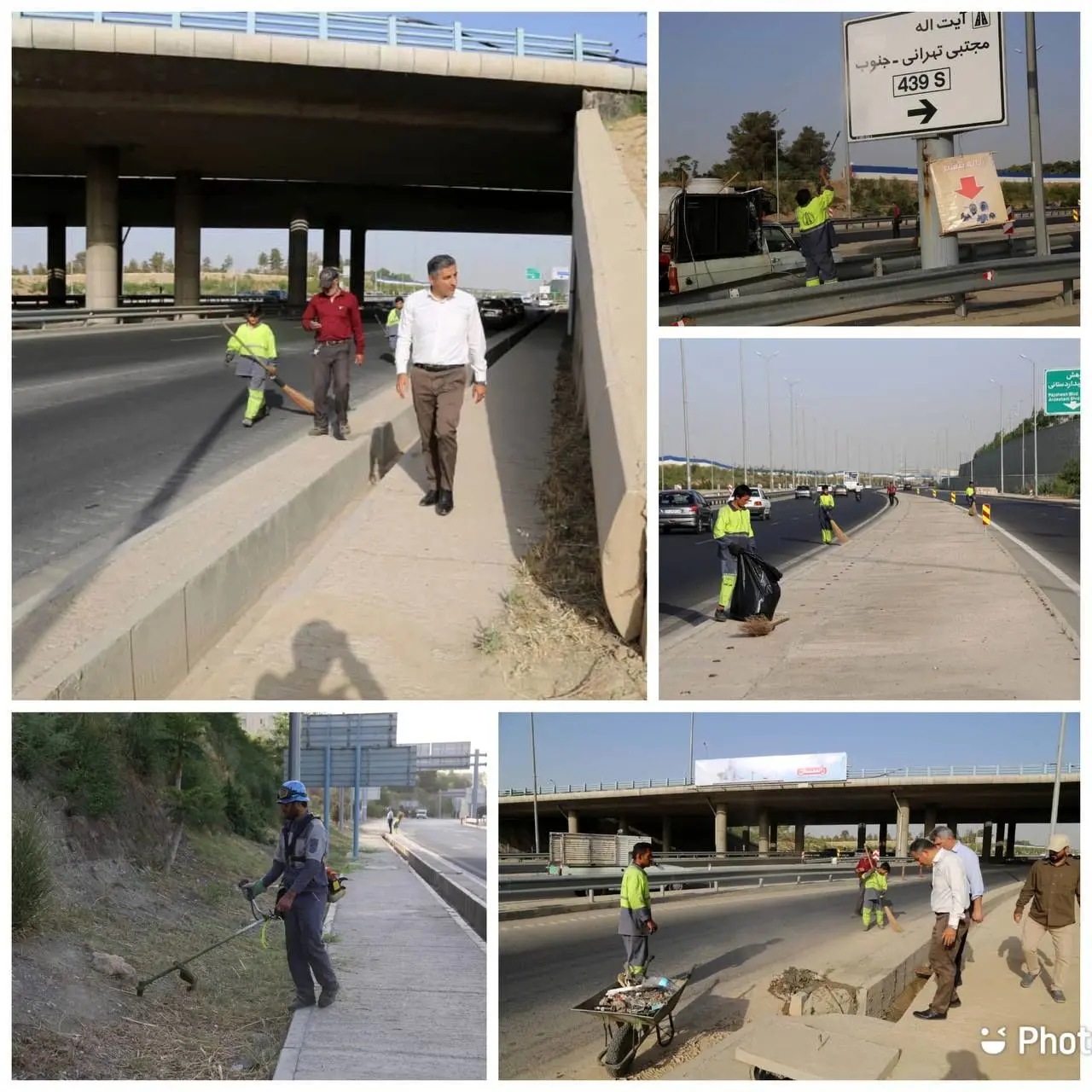 در قالب طرح تحول نگهداشت شهری بزرگراه شهید همدانی نونوار شد