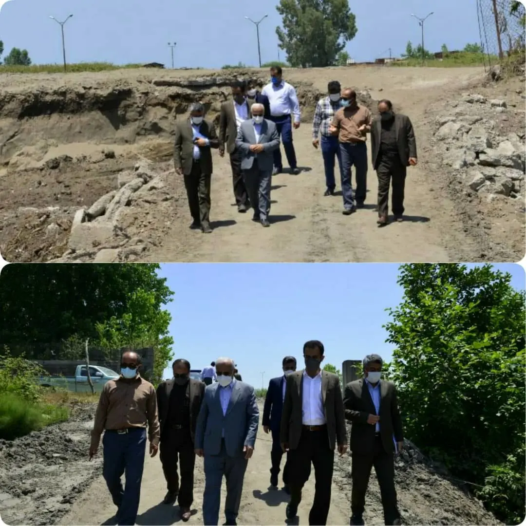 بازدید مدیرعامل سازمان منطقه آزاد انزلی از پروژه ملی راه آهن

