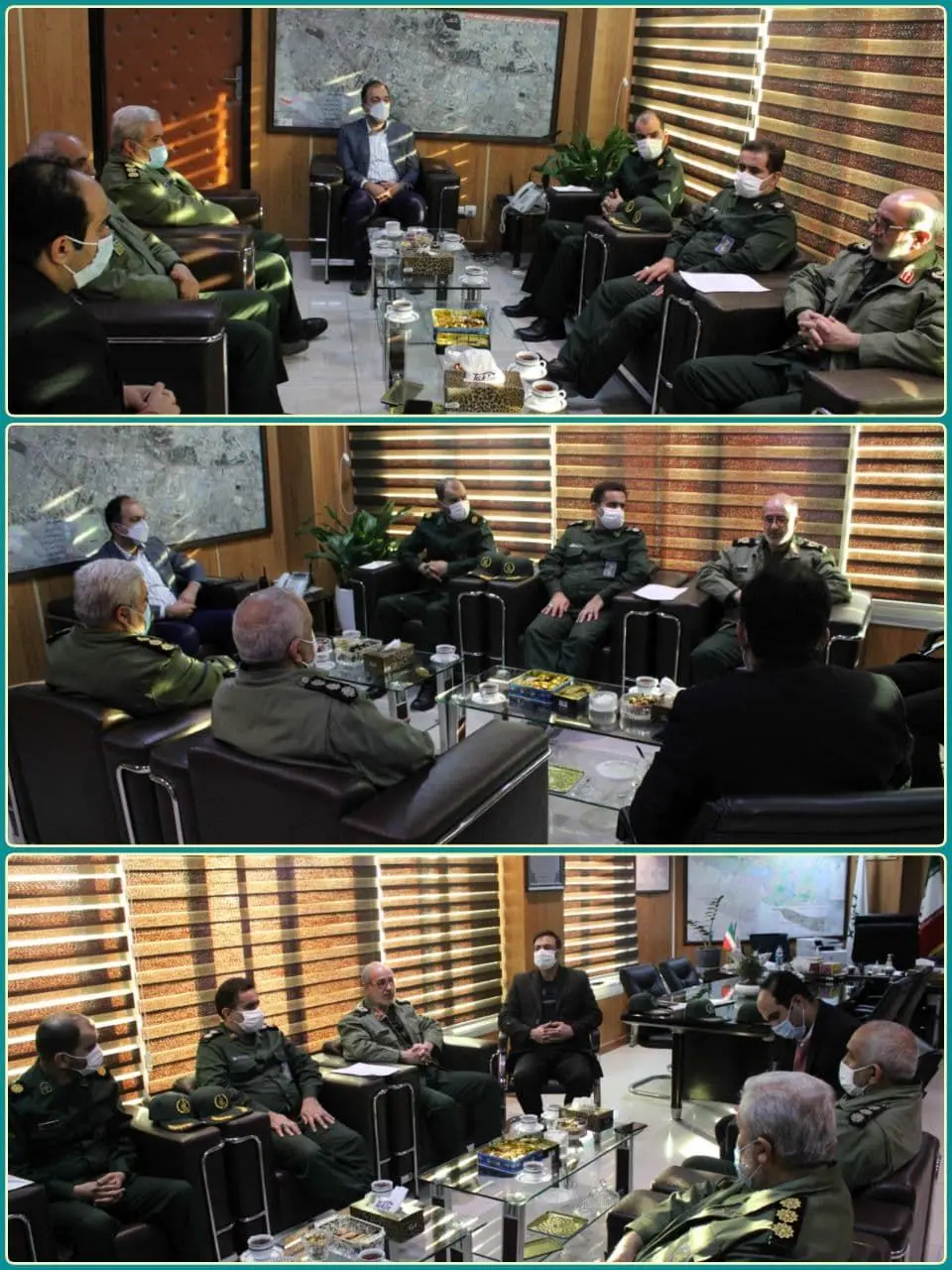  دیدار رئیس دانشگاه هوافضا و مدیر پارک ملی هوافضا با شهردارمنطقه۲۱

