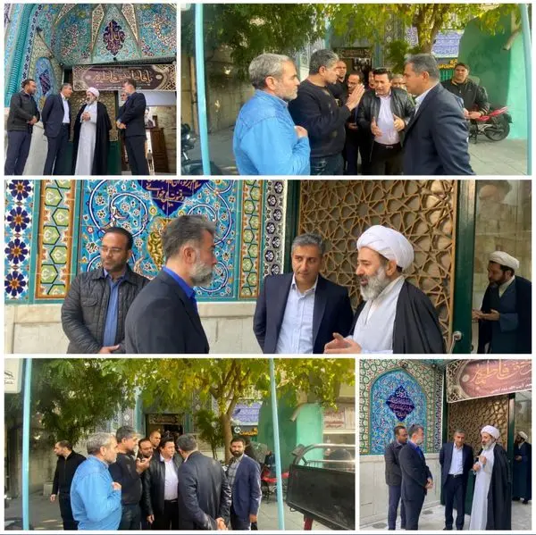دیدار صمیمی شهردار منطقه ۱۲ با آیت الله شاه آبادی