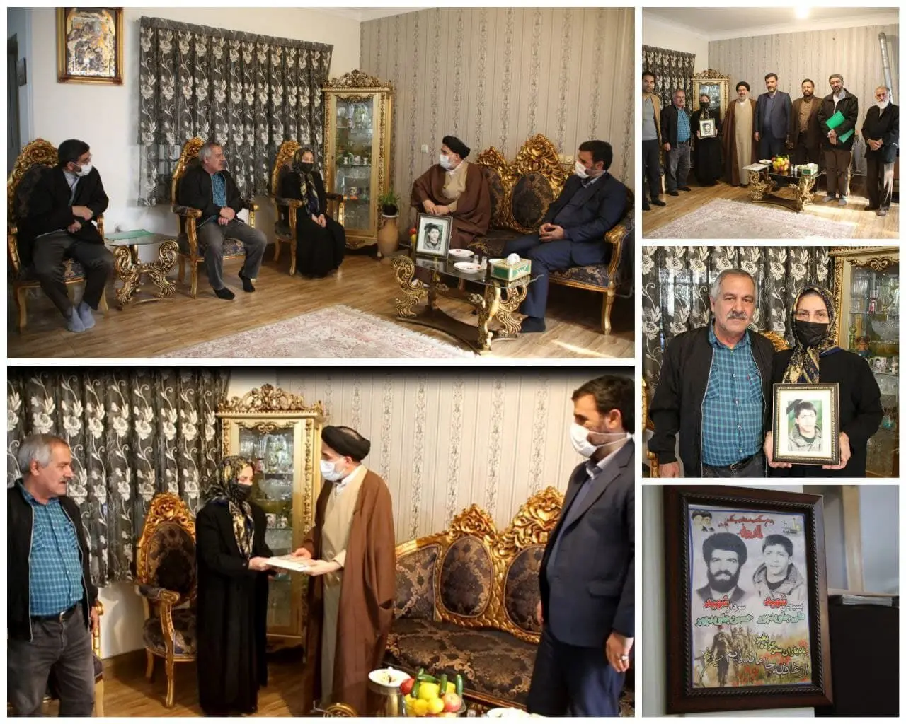 دیدار شهردار منطقه 15 با مادر شهید جاوید پور

